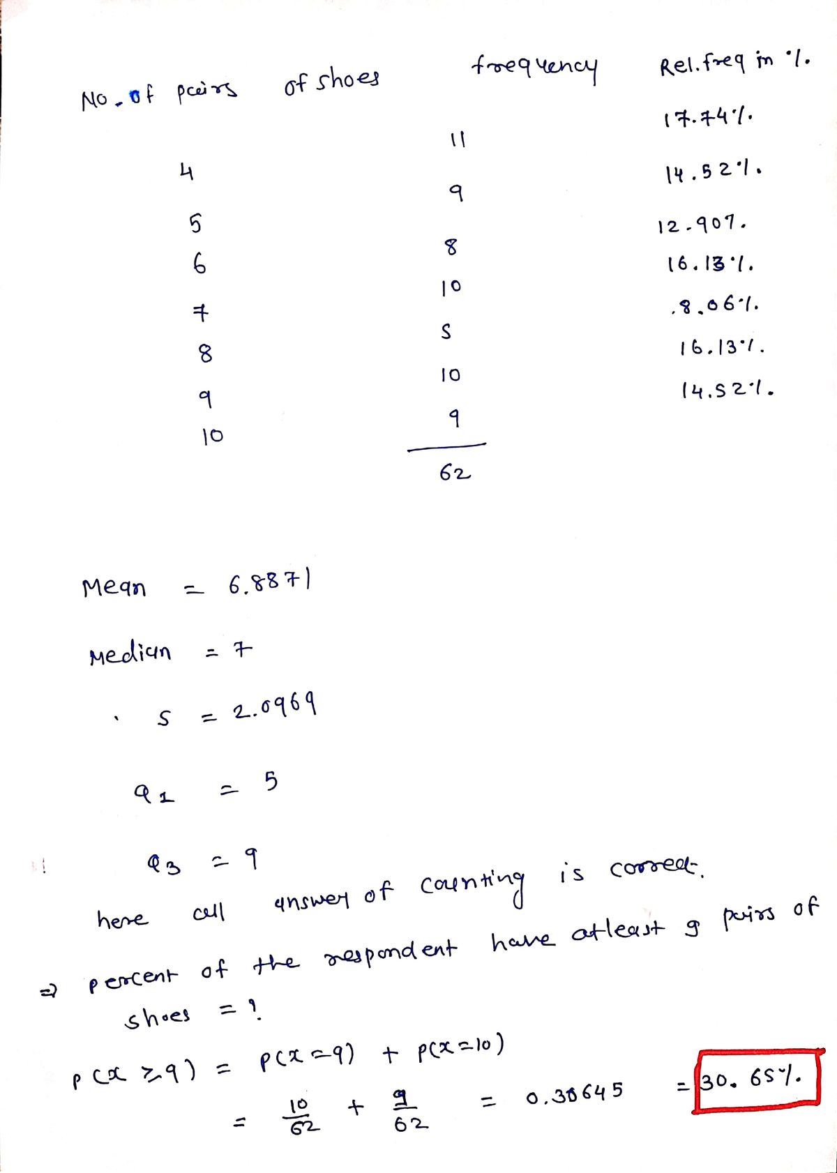 Statistics homework question answer, step 1, image 1